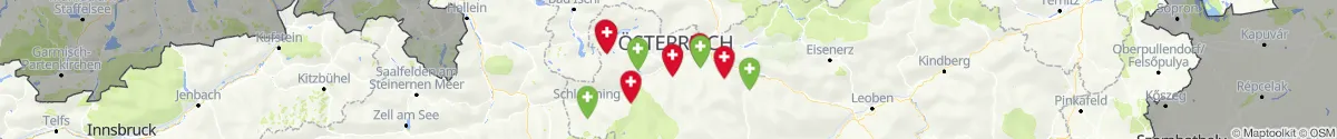 Kartenansicht für Apotheken-Notdienste in der Nähe von Irdning-Donnersbachtal (Liezen, Steiermark)